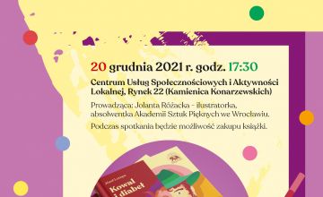Warsztaty edukacyjno-plastyczne wokół nowej ilustrowanej książki "Kowal i diabeł".